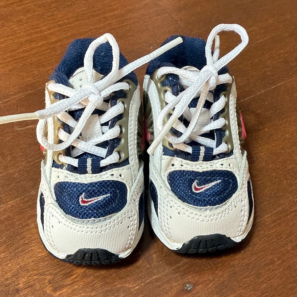 Nike Baby Navy and White Sneakers